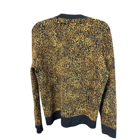 Saint Laurent Men's leopard jacquard jumper Wool Alpaca Size Medium $1560 - Picture 10 of 16